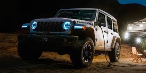 2025 Jeep Wrangler 4xe plugged in
