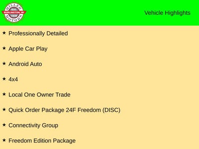 2017 Jeep Wrangler Freedom 4x4