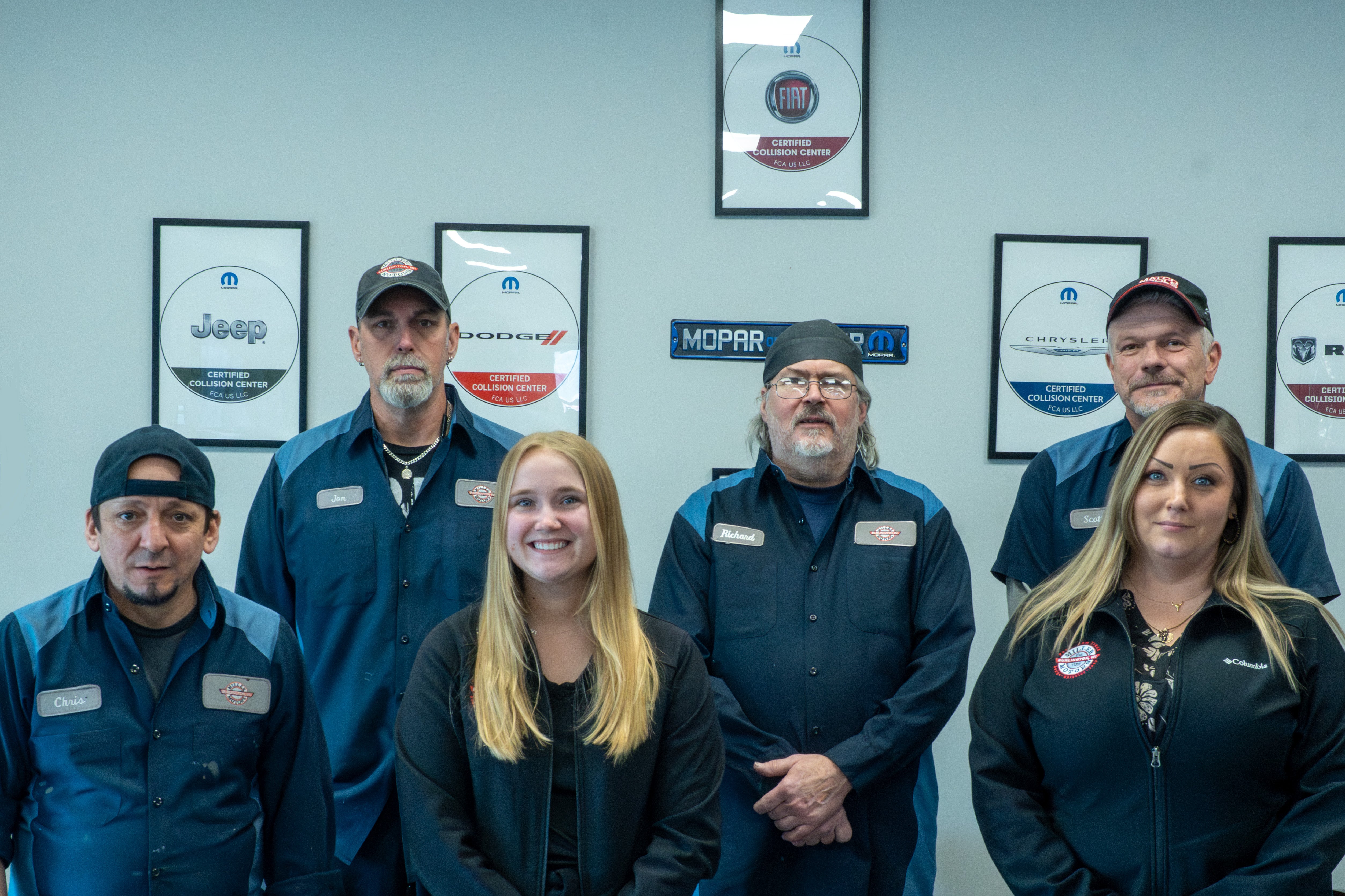 Miller Motor Sales Body Shop Team