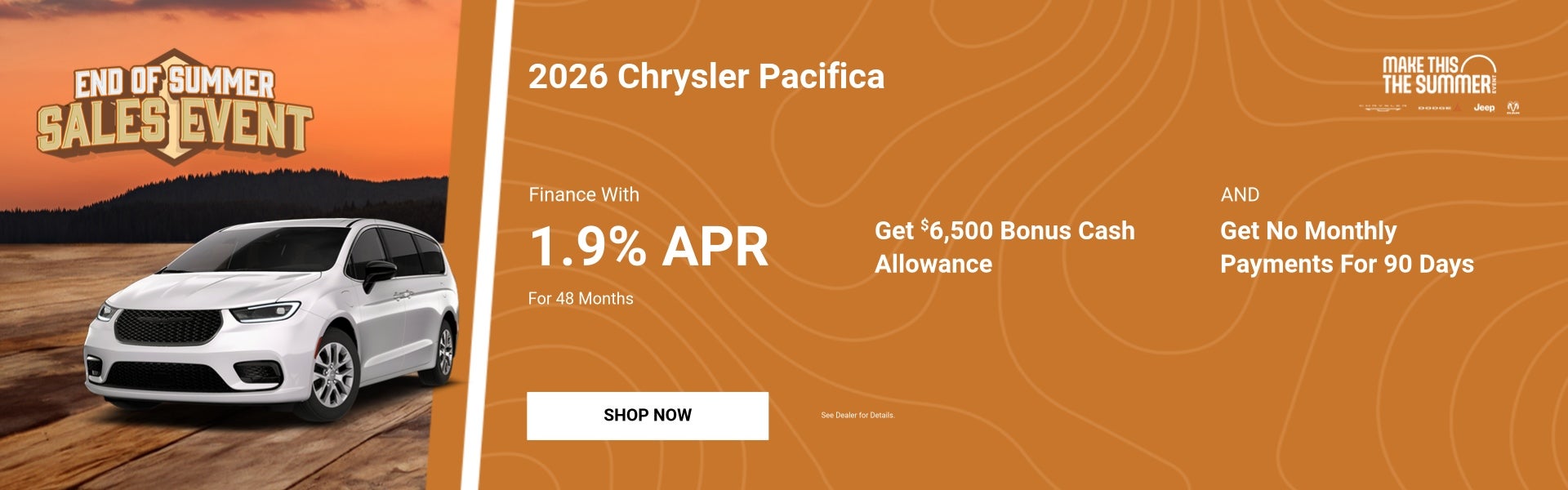 Chrysler Pacifica Specials