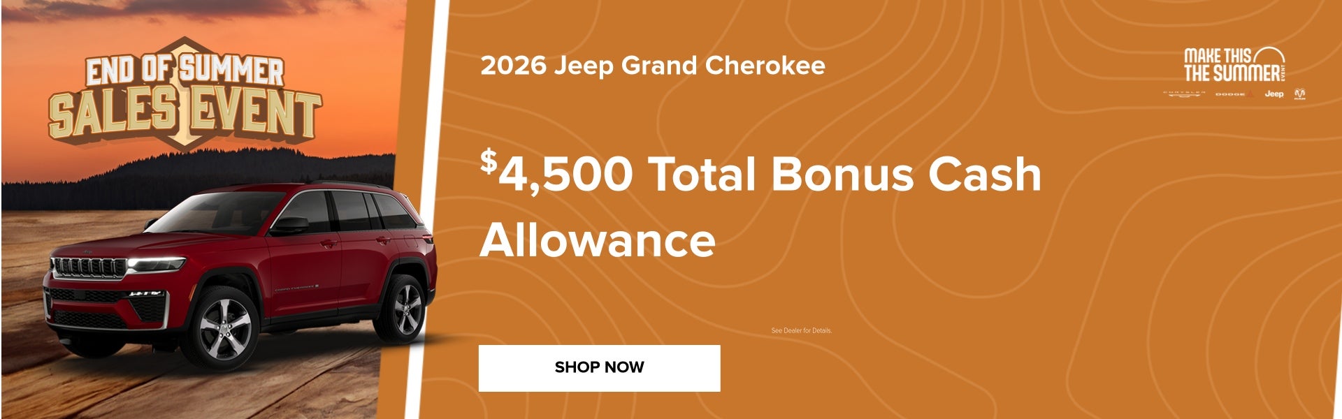 Jeep Grand Cherokee Specials